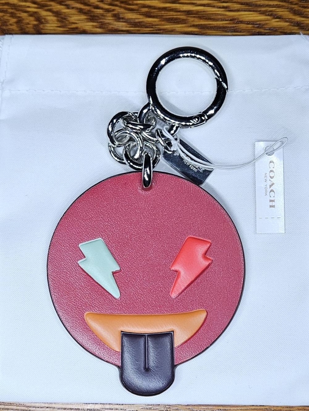 Coach Cheeky Emoji Bag Charm